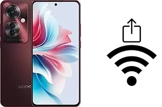 How to generate a QR code with the Wi-Fi password on a Oppo F25 Pro