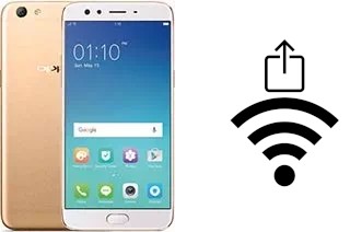 How to generate a QR code with the Wi-Fi password on a Oppo F3