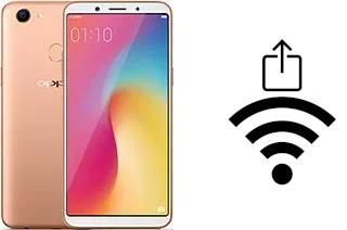 How to generate a QR code with the Wi-Fi password on a Oppo F5 Youth