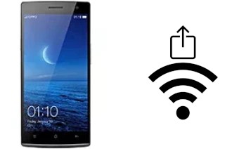 How to generate a QR code with the Wi-Fi password on a Oppo Find 7