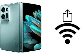 How to generate a Wi-Fi QR code on an Oppo Find N2