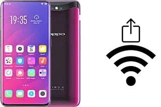 How to generate a QR code with the Wi-Fi password on a Oppo Find X