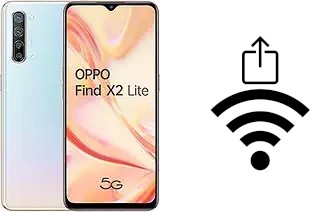 How to generate a Wi-Fi QR code on an Oppo Find X2 Lite