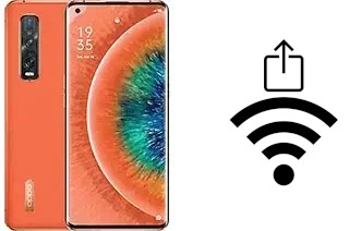 How to generate a Wi-Fi QR code on an Oppo Find X2 Pro