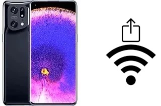 How to generate a Wi-Fi QR code on an Oppo Find X5 Pro