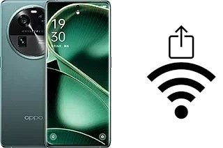 How to generate a Wi-Fi QR code on an Oppo Find X6