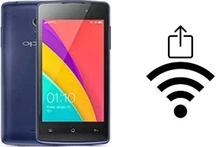 How to generate a Wi-Fi QR code on an Oppo Joy Plus