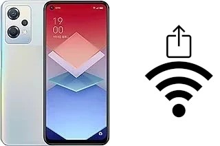 How to generate a Wi-Fi QR code on an Oppo K10x