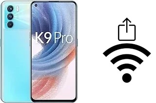 How to generate a Wi-Fi QR code on an Oppo K9 Pro