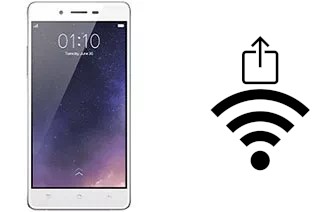 How to generate a QR code with the Wi-Fi password on a Oppo Mirror 5