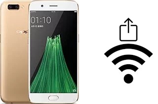 How to generate a QR code with the Wi-Fi password on a Oppo R11 Plus