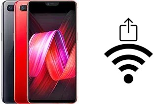 How to generate a QR code with the Wi-Fi password on a Oppo R15 Pro