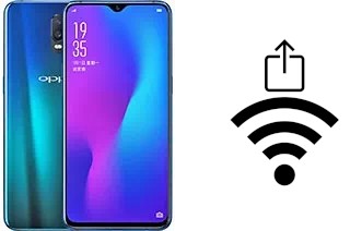 How to generate a QR code with the Wi-Fi password on a Oppo R17