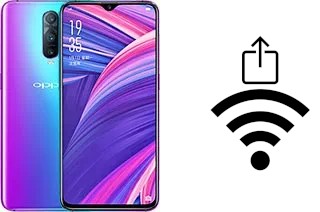 How to generate a QR code with the Wi-Fi password on a Oppo R17 Pro