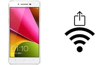 How to generate a Wi-Fi QR code on an Oppo R1S