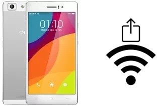 How to generate a QR code with the Wi-Fi password on a Oppo R5