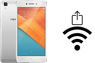 How to generate a QR code with the Wi-Fi password on a Oppo R7