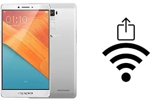 How to generate a QR code with the Wi-Fi password on a Oppo R7 Plus