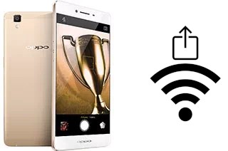 How to generate a QR code with the Wi-Fi password on a Oppo R7s