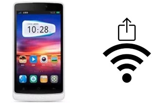 How to generate a QR code with the Wi-Fi password on a Oppo R815T Clover