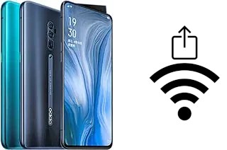 How to generate a QR code with the Wi-Fi password on a Oppo Reno 10x zoom