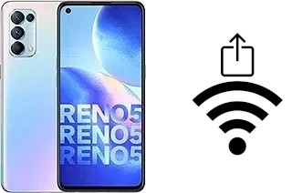 How to generate a Wi-Fi QR code on an Oppo Reno5 4G