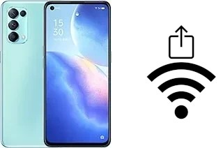 How to generate a Wi-Fi QR code on an Oppo Reno5 K