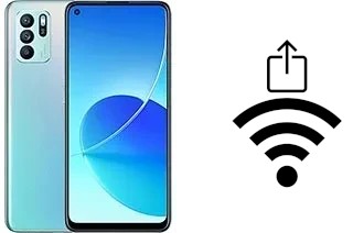 How to generate a Wi-Fi QR code on an Oppo Reno6 Z