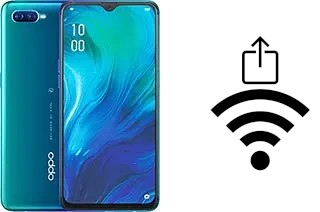 How to generate a QR code with the Wi-Fi password on a Oppo Reno A