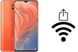 How to generate a QR code with the Wi-Fi password on a Oppo Reno Z