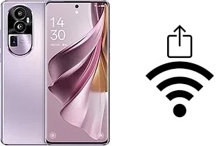 How to generate a Wi-Fi QR code on an Oppo Reno10 Pro+