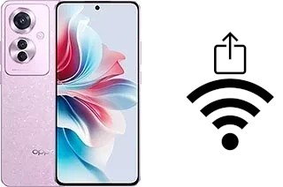 How to generate a QR code with the Wi-Fi password on a Oppo Reno11 F