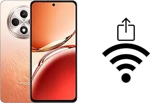 How to generate a QR code with the Wi-Fi password on a Oppo Reno12 F