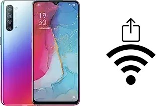 How to generate a Wi-Fi QR code on an Oppo Reno3 5G