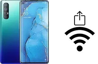 How to generate a Wi-Fi QR code on an Oppo Reno3 Pro