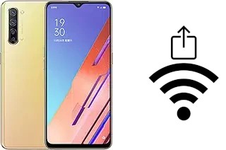 How to generate a Wi-Fi QR code on an Oppo Reno3 A