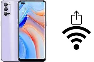 How to generate a Wi-Fi QR code on an Oppo Reno4 5G