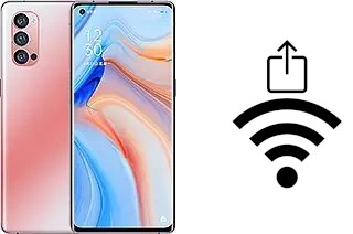 How to generate a Wi-Fi QR code on an Oppo Reno4 Pro 5G