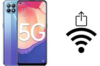 How to generate a Wi-Fi QR code on an Oppo Reno4 SE