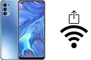 How to generate a Wi-Fi QR code on an Oppo Reno4