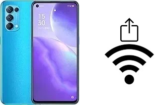 How to generate a Wi-Fi QR code on an Oppo Find X3 Lite