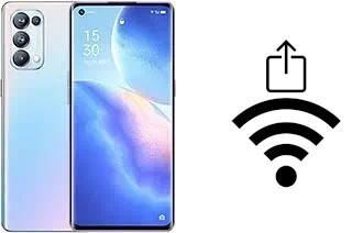 How to generate a Wi-Fi QR code on an Oppo Reno5 Pro 5G