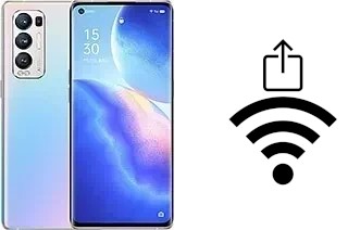 How to generate a Wi-Fi QR code on an Oppo Find X3 Neo