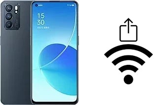 How to generate a Wi-Fi QR code on an Oppo Reno6 5G