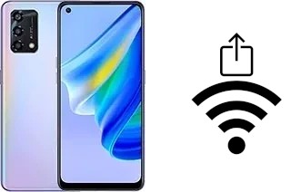 How to generate a Wi-Fi QR code on an Oppo Reno6 Lite