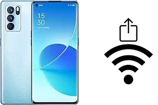 How to generate a Wi-Fi QR code on an Oppo Reno6 Pro 5G