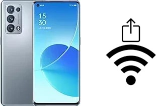 How to generate a QR code with the Wi-Fi password on a Oppo Reno6 Pro+ 5G