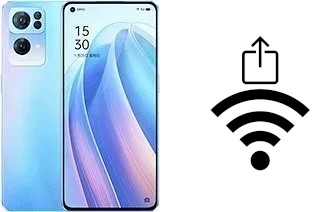 How to generate a Wi-Fi QR code on an Oppo Reno7 Pro 5G