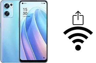 How to generate a Wi-Fi QR code on an Oppo Reno7 SE 5G