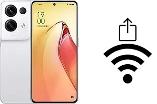 How to generate a Wi-Fi QR code on an Oppo Reno8 Pro+